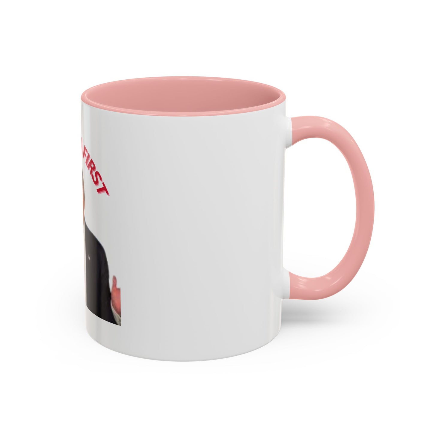 America First Accent Coffee Mug - 11oz & 15oz - Perfect for Patriotism and Daily Use