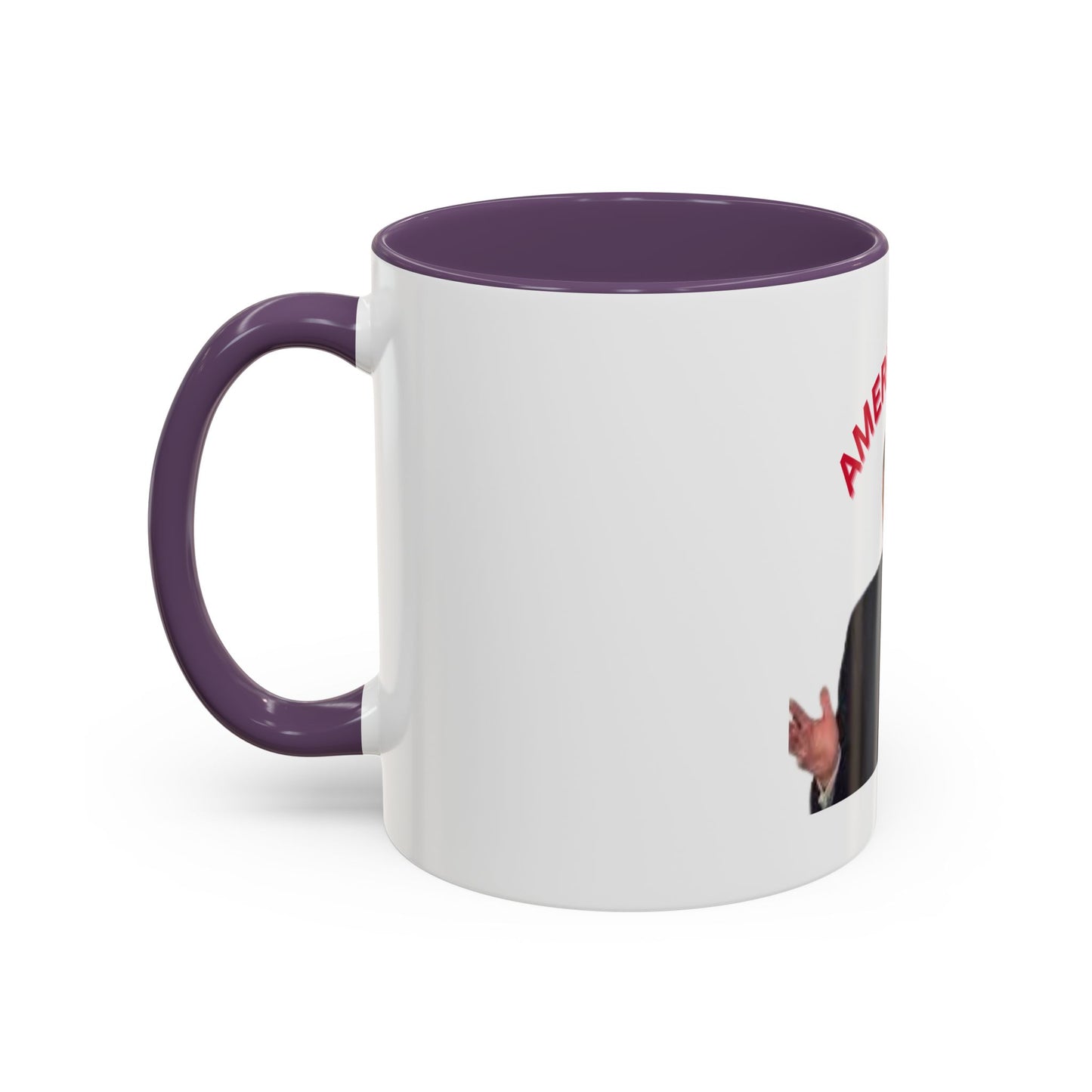 America First Accent Coffee Mug - 11oz & 15oz - Perfect for Patriotism and Daily Use