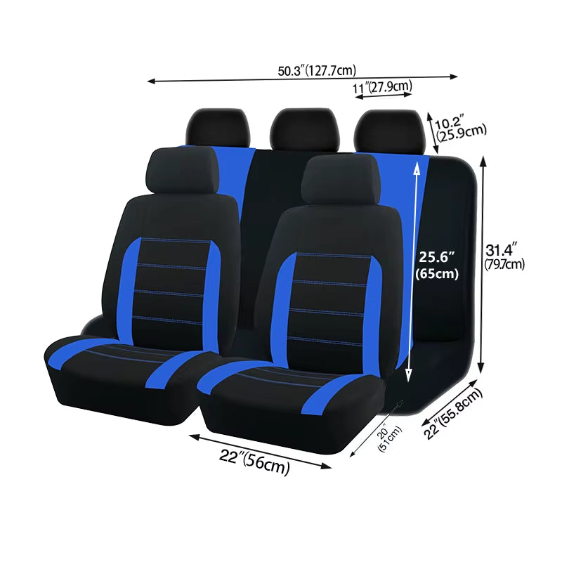 Universal Fabric Car Seat Covers Fit for Most Car Suv Truck Van Car Accessories Interior Seat Covers Car