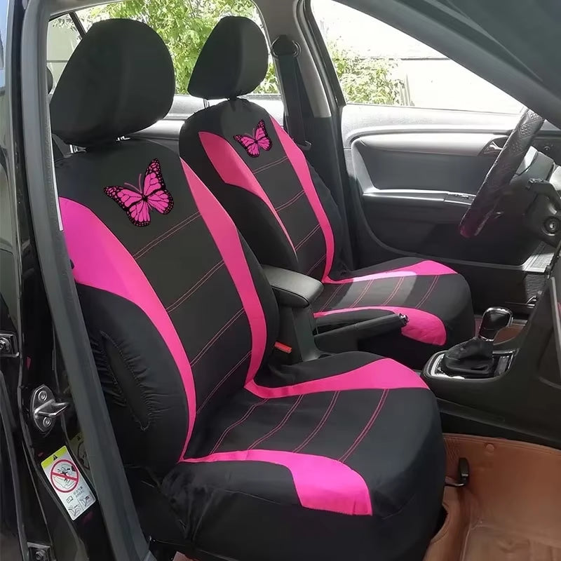 Butterfly Car Seat Covers Universal Car Seat Protection Covers Women Car Interior Accessories