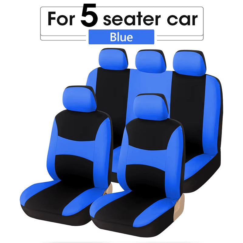 5-Seat Car Seat Covers Universal Auto Cushion Protectors for Renault for Fiat Stilo for Honda Civic for Vaz 2110 for Citroen