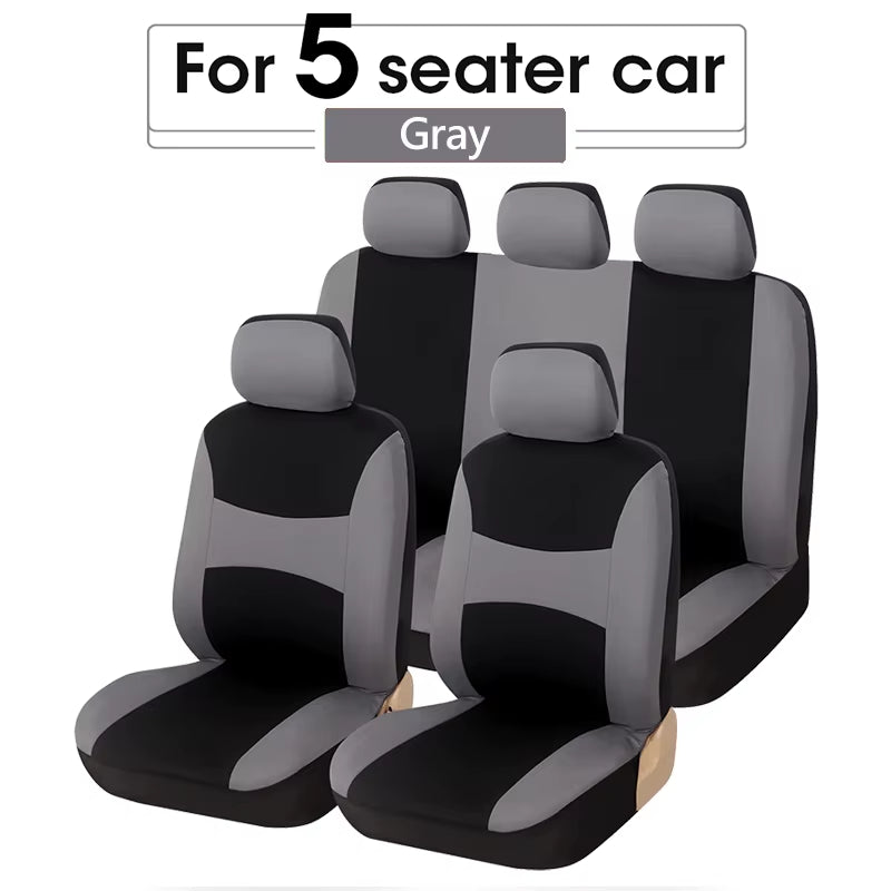 5-Seat Car Seat Covers Universal Auto Cushion Protectors for Renault for Fiat Stilo for Honda Civic for Vaz 2110 for Citroen