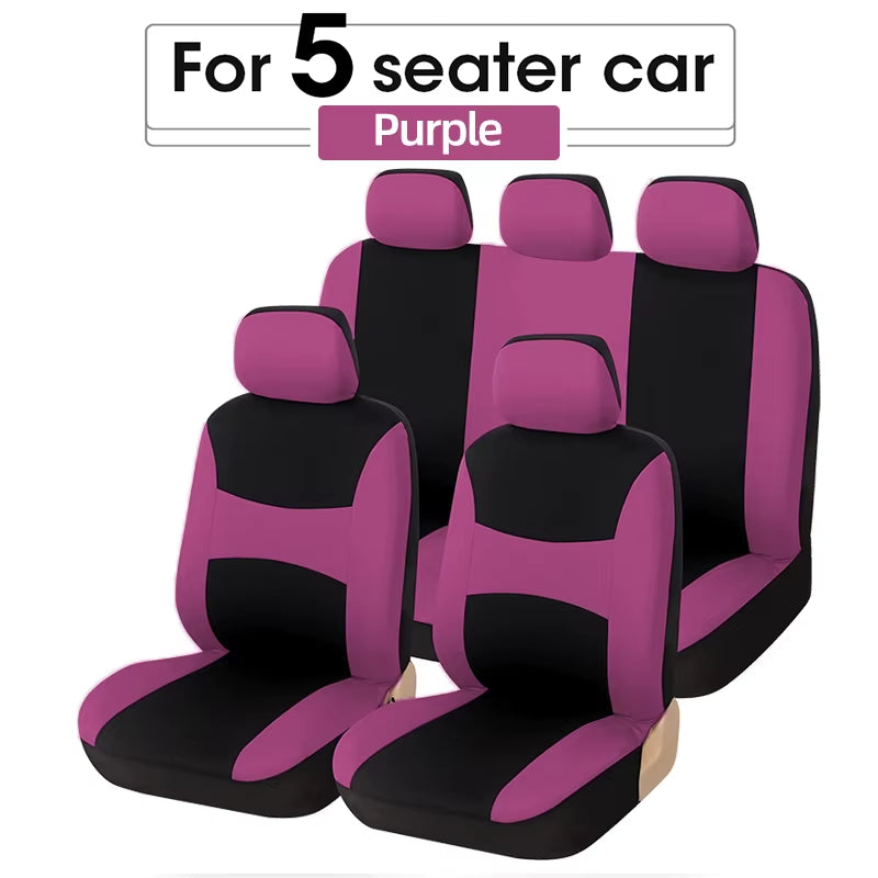 5-Seat Car Seat Covers Universal Auto Cushion Protectors for Renault for Fiat Stilo for Honda Civic for Vaz 2110 for Citroen