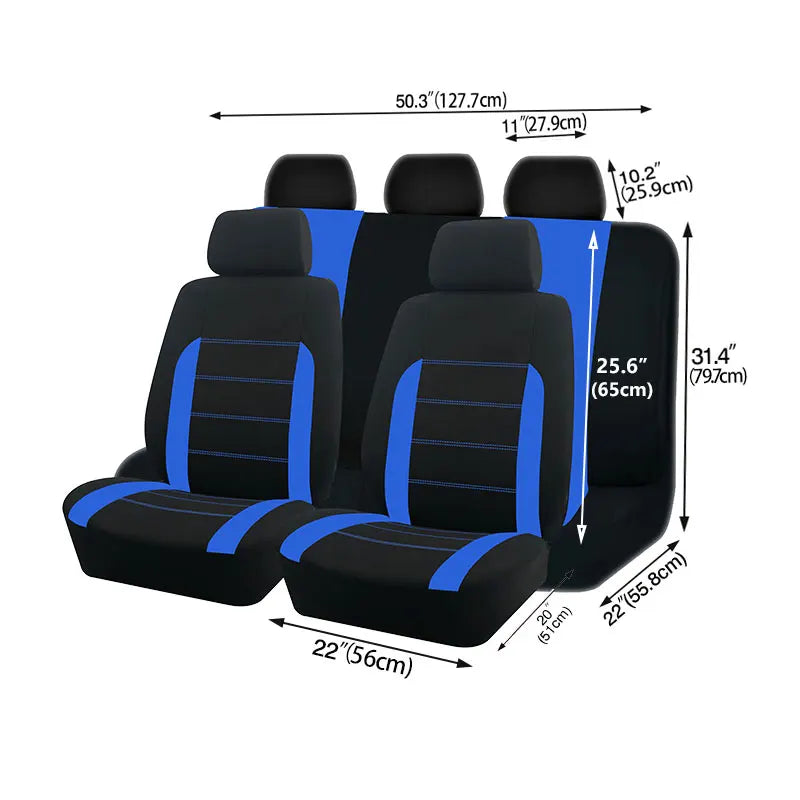 Universal Fabric Car Seat Covers Fit for Most Car SUV Truck Van Car Accessories Interior Seat Covers Car