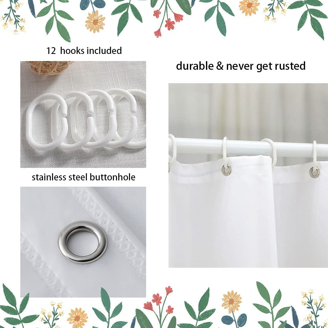 Black Queen Shower Curtain Sets with Rugs for Bathroom Durable African American Waterproof Curtains and Hooks Girl Bath Curtian Toilet Lid Cover Mat