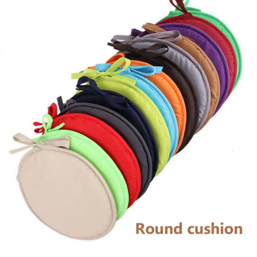 Round Seat Pads for Chair, Cushion, Multicolor, Garden, Patio, Home, Kitchen, Office, Indoor, Outdoor, Dining