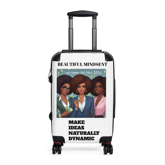 Empowered Women's Suitcase - Beautiful Mindset Travel Luggage