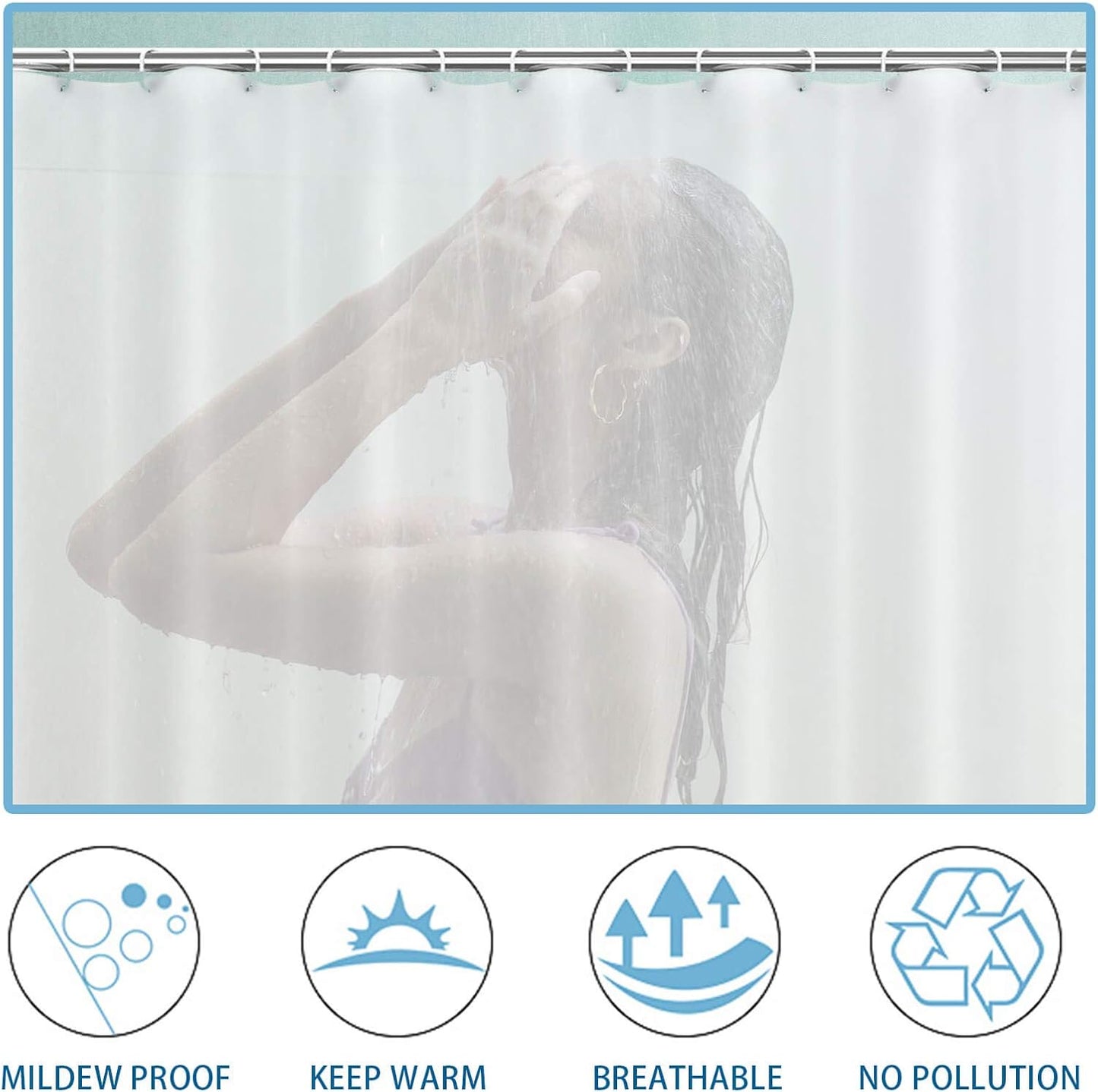 Black Queen God Says I Am Shower Curtains Bathroom Sets with Non-Slip Rugs,Toilet Lid Cover and Bath Mat,Afro Girl Magic Shower Curtain with 12 Hooks…