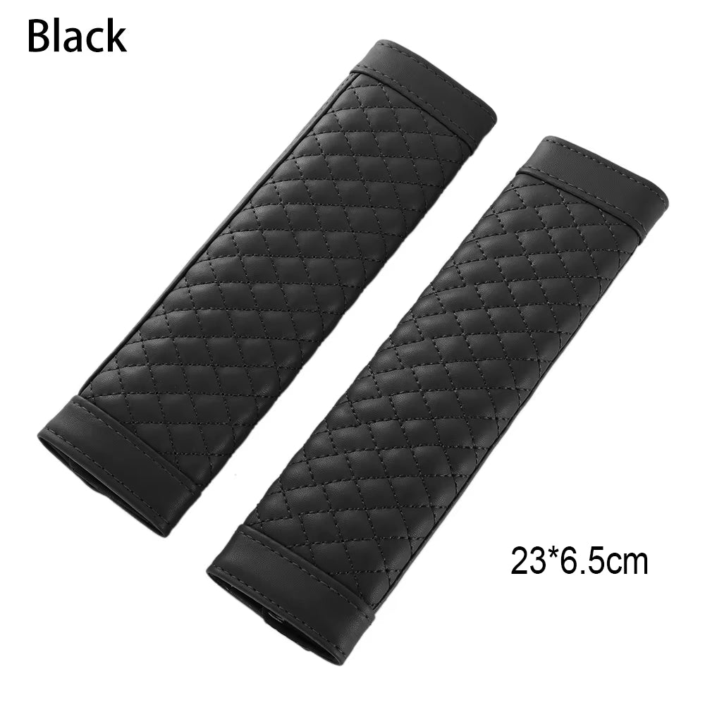 2 Pcs Comfortable Seat Belt Covers Soft Plush Car Shoulder Pad for Adults Kids Car Interior Accessories