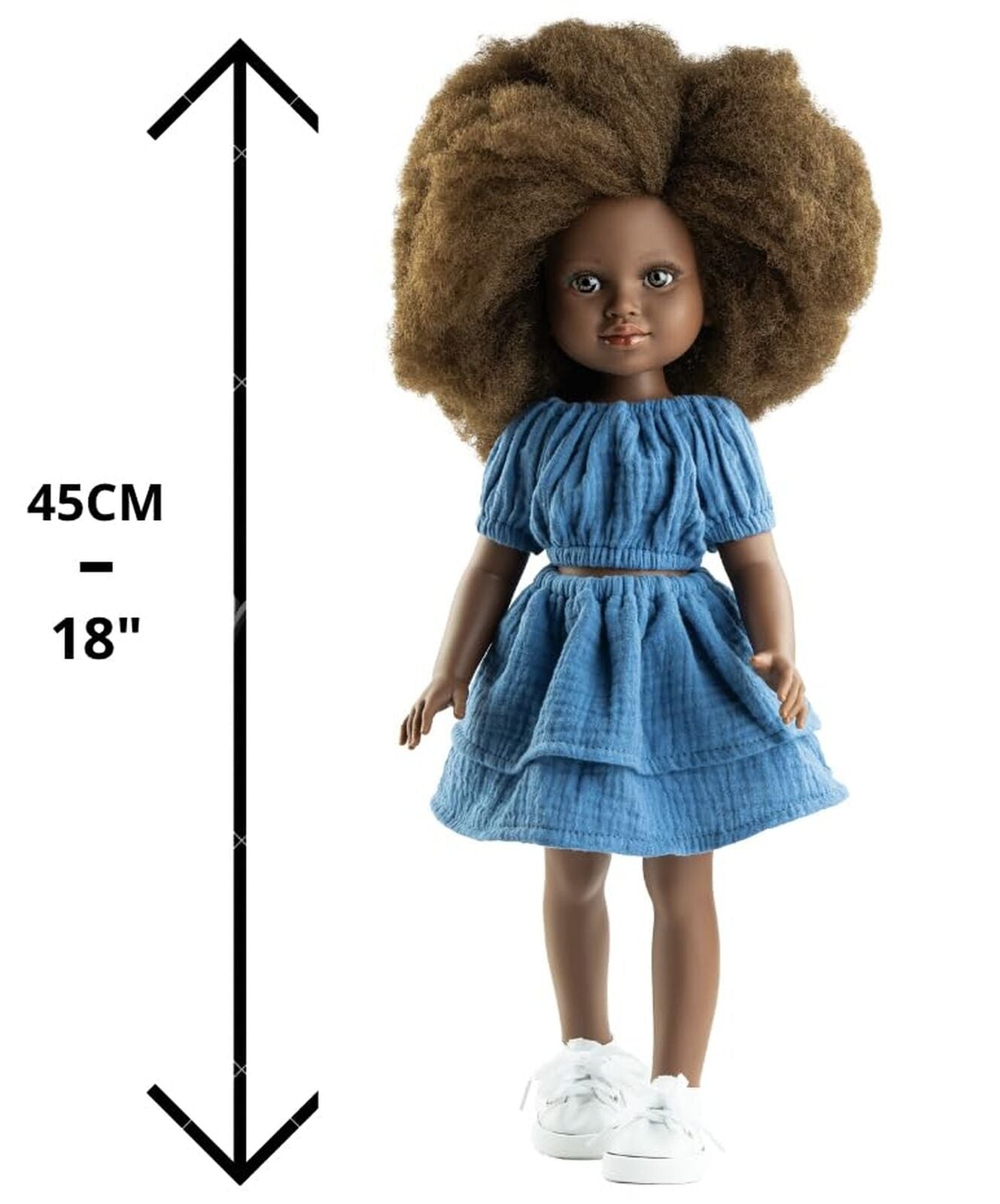 MARULADOLLS: 18 Inch Black Doll - African American Doll - Realistic Baby Doll...