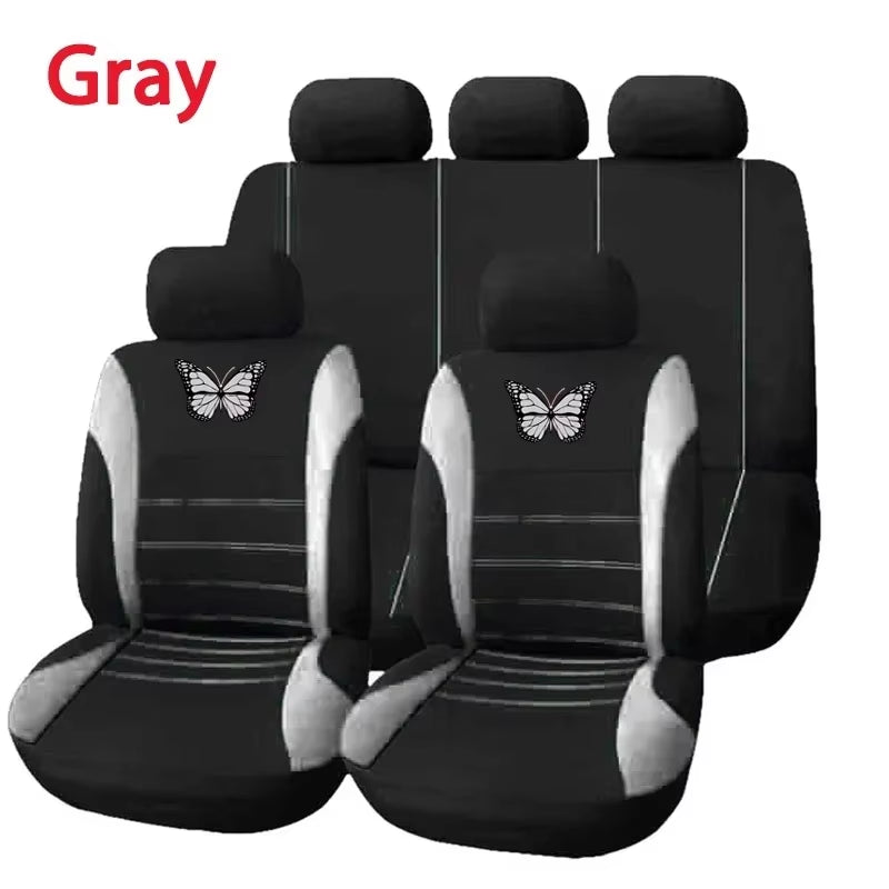 Butterfly Car Seat Covers Universal Car Seat Protection Covers Women Car Interior Accessories