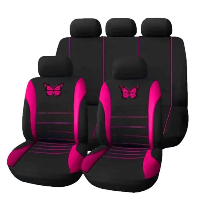 Butterfly Car Seat Covers Universal Car Seat Protection Covers Women Car Interior Accessories