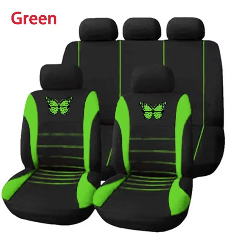 Butterfly Car Seat Covers Universal Car Seat Protection Covers Women Car Interior Accessories