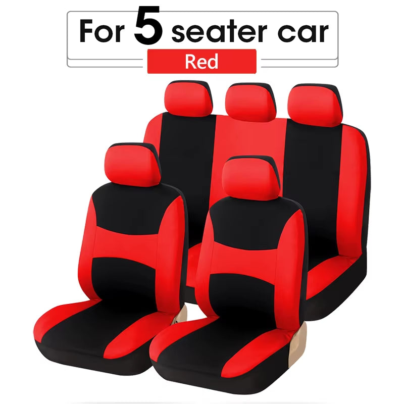 5-Seat Car Seat Covers Universal Auto Cushion Protectors for Renault for Fiat Stilo for Honda Civic for Vaz 2110 for Citroen