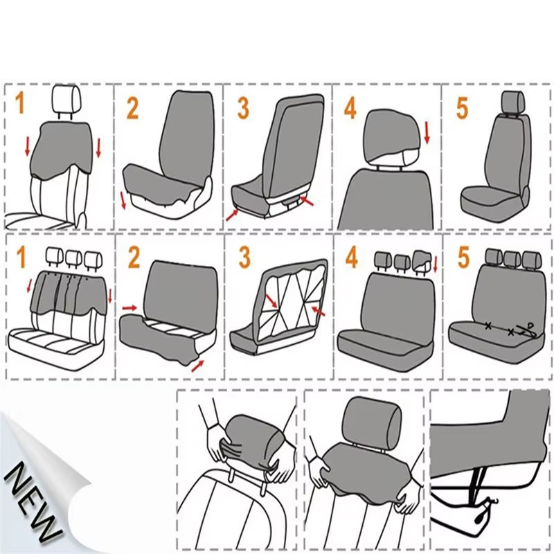 Butterfly Car Seat Covers Universal Car Seat Protection Covers Women Car Interior Accessories